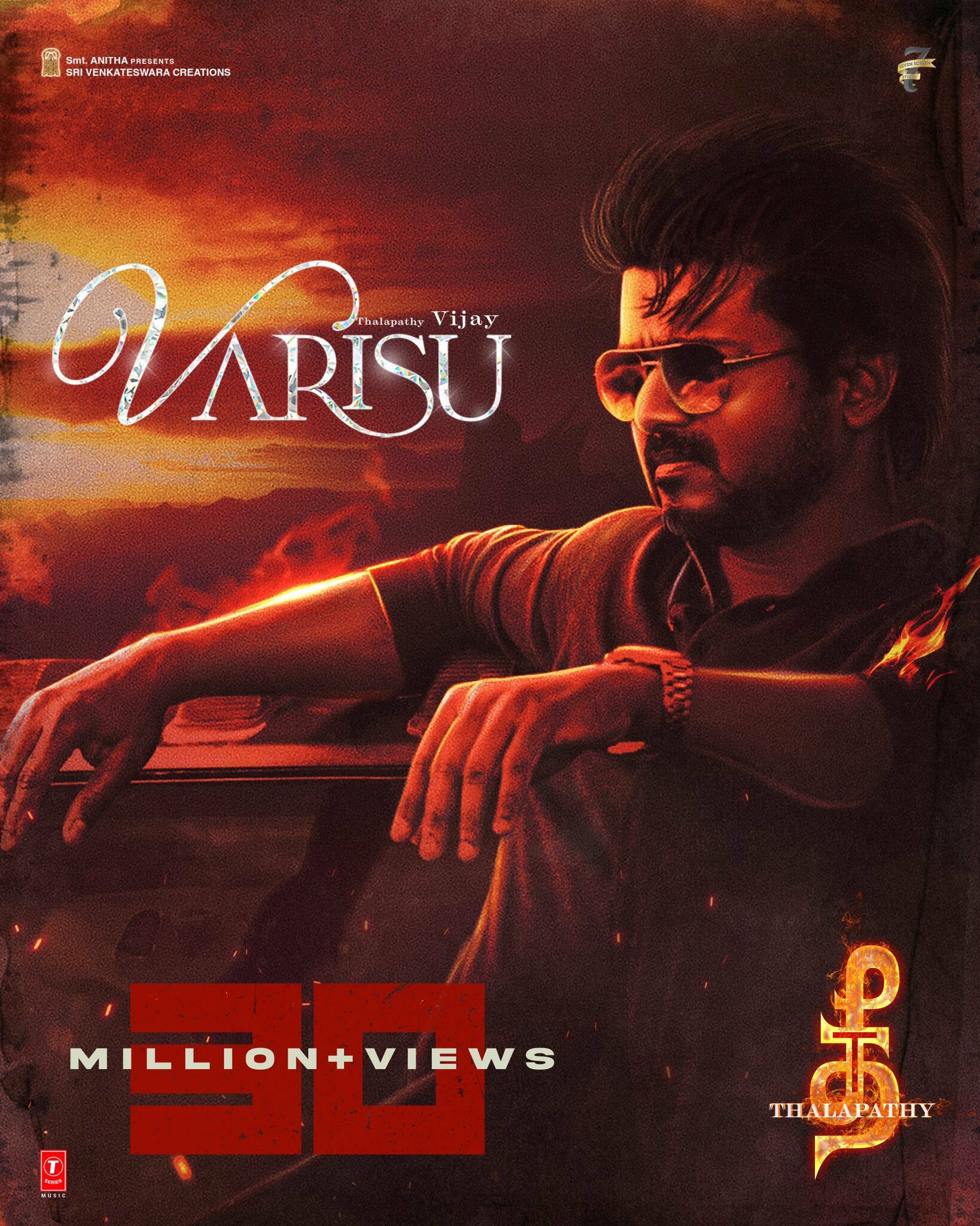 Thee thalapathy Varisu movie's second single best of 2023 1 thee thalapathy